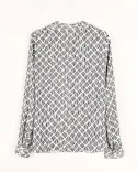 شومیز طرحدار G0029 - 6
