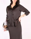 شومیز ساتن G0031