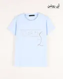 تیشرت طرحدار W0080 - 9