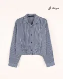 شومیز کراپ راه راه W0069 - 10