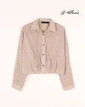 شومیز کراپ راه راه W0069 - 13