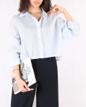 شومیز کراپ راه راه W0069 - 2