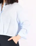 شومیز کراپ راه راه W0069 - 8