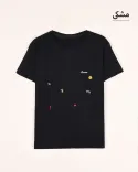 تیشرت جلو طرحدار W0018 - 2
