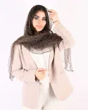 شال حریر پلنگی S00866