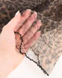 شال حریر پلنگی S00866 - 3