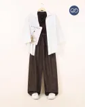 شلوار کمرکش طرح جین G0084 - 13