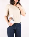 تیشرت ساده W0040 - 3