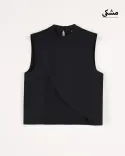 تاپ مشکی W0079 - 1