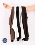 تاپ یقه گرد کش بافت G0054