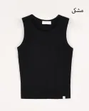 تاپ یقه گرد کش بافت G0054 - 9