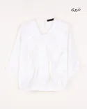 شومیز جلو پاپیون W0095 - 5