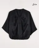 شومیز جلو پاپیون W0095 - 6