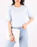 تیشرت آستین راه راه W0070 - 3
