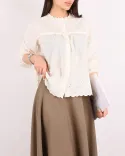 شومیز یقه تورG00140 - 1