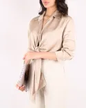 شومیز کراپ جلو گره W0073 - 3