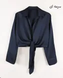 شومیز کراپ جلو گره W0073 - 8