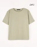 تیشرت جلو خط W00116 - 19