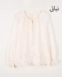 شومیز خامه دوزی بند دار G00146 - 3