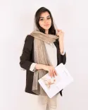 شال سیلک ابریشم مادام S00872 - 4