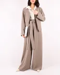 کت و شلوار کمربند دار G00126 - 10
