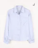 شومیز راه راه G00147 - 8