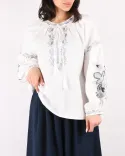 شومیز یقه بند دار G00138
