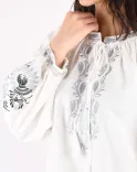 شومیز یقه بند دار G00138 - 6