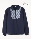 شومیز گلدوزی G00134 - 4