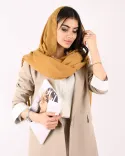 شال پلیسه نخs00880 - 2