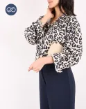 شومیز پلنگی پری G00221 - 6