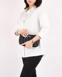 شومیز ساتن دکمه مخفی G00215 - 3