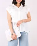 شومیز کمربندی G00257 - 4