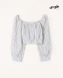 شومیزکراپ راه راهG00270 - 5