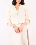 شومیز دکمه دار G00267 - 2