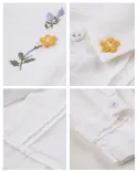 شومیز جلو گلدوزی G00128 - 3