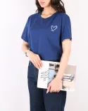 تیشرت قلبی W0068 - 3