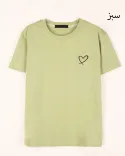 تیشرت قلبی W0068 - 9