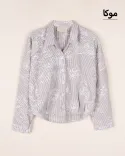 شومیز طرح دار G00189 - 7