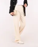 شلوار بگ لینن G00374 - 4