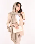 شال کنفی راه راه S00898 - 1
