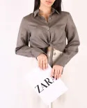 شومیز کراپ گره ای W0028