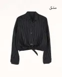 شومیز کراپ گره ای W0028 - 14