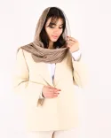 شال ابریشم میله ای گلوریا S00914 - 3
