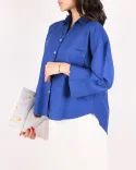 شومیز لینن باکسیG00409 - 4