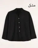 شومیز لینن باکسیG00409 - 9