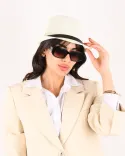 کلاه شاپو حصیری S00950 - 5