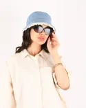 کلاه لب تور طرح جین S00944 - 2