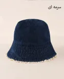 کلاه لب تور طرح جین S00944 - 4