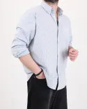 پیراهن مردانه راه راه  G00428 H&M